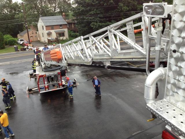 Ladder training at Station 1